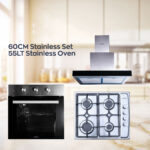 60CM Stainless-Glass Set