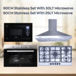 90CM Stainless Set With 30LT Microwave